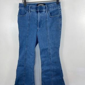 Express Bell Flare High Rise Jeans Size 4P